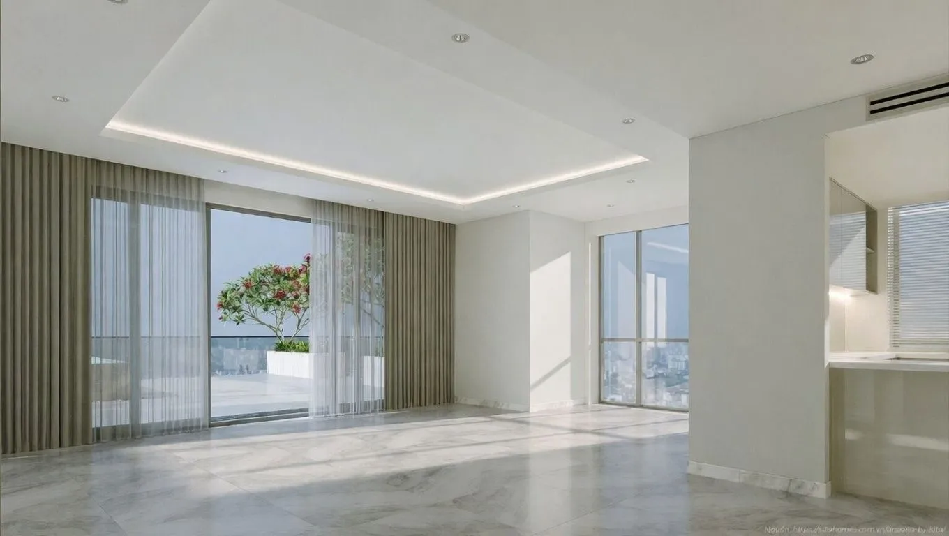 Không gian sống thượng lưu tại nhà mẫu Penthouse Ansana by Kita - Phòng tắm
