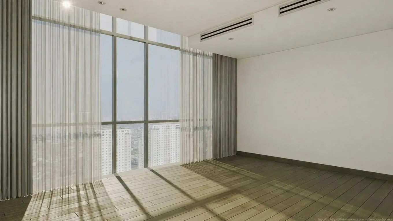 Không gian sống thượng lưu tại nhà mẫu Penthouse Ansana by Kita - Tổng thể