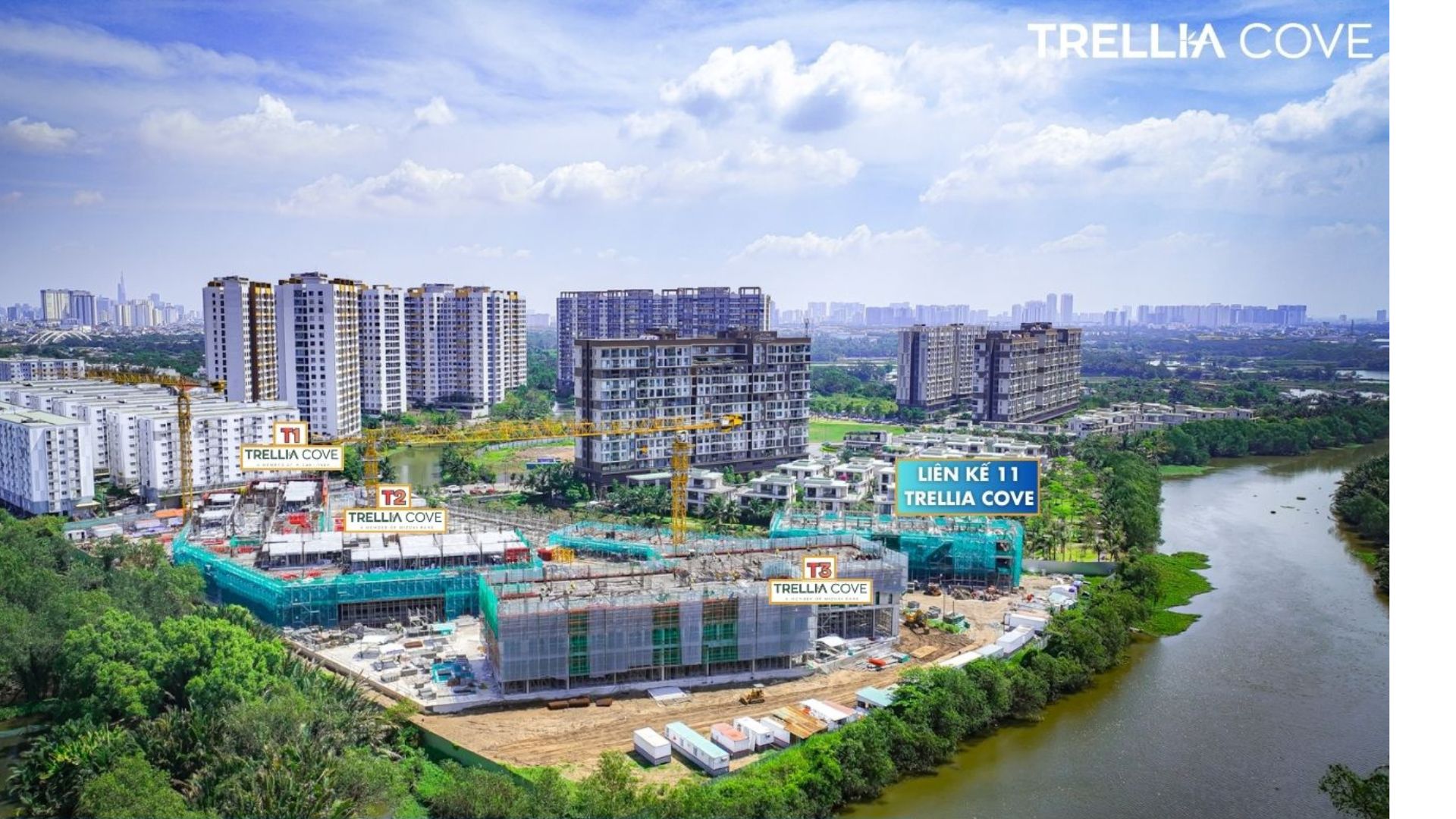 Cập nhật tiến độ dự án Trellia Cove Nam Long mới nhất