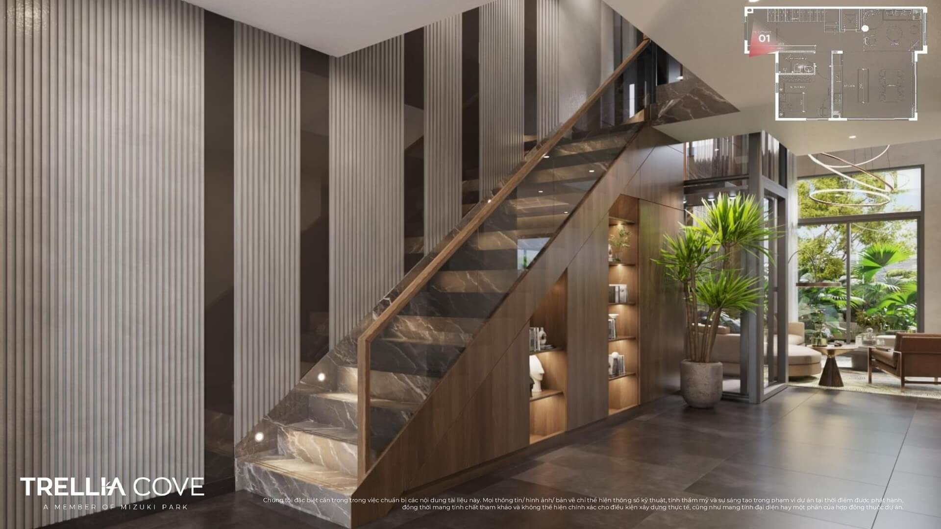 Vật liệu bàn giao căn hộ Trellia Cove Nam Long